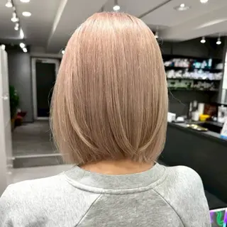 カラー Yoshiいろあそび 八王子/ハイトーンのヘアスタイル