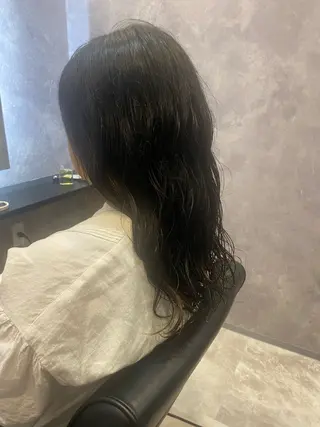 セミロング いまい ひまりのヘアスタイル