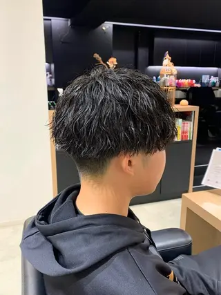 ショート パーマ メンズ メンズカット・ パーマ🎈はなさかのヘアスタイル