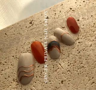 ネイル ginger nail&spaのネイルデザイン