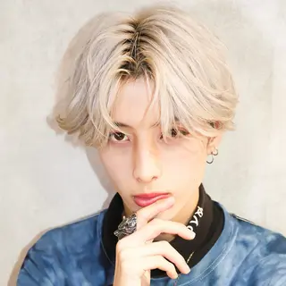 カラー メンズ キッズ 💎最新メンズヘア/ 韓国トレンド提案💎のヘアスタイル