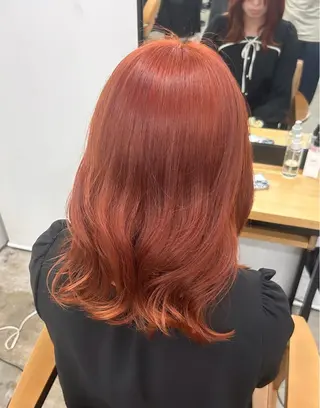 ミディアム 💙ハイトーン／韓国 style あかねのヘアスタイル