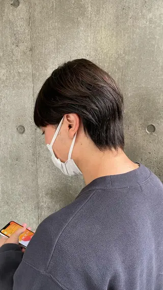 パーマ メンズ もりたみかこ 美容師お休み中のヘアスタイル