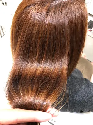 セミロング 松永 果菜のヘアスタイル