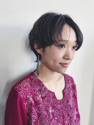 ショート くるくるパーマ aikoのヘアスタイル