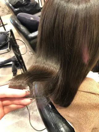 セミロング 松田 真央のヘアスタイル