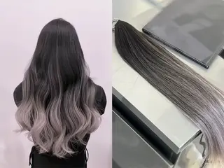 ロング エクステ＆カラー専門 羽エクステ　新大久保のヘアスタイル
