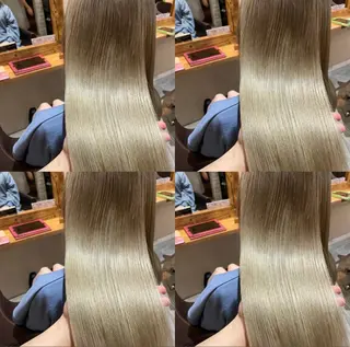 セミロング カラー レイヤー×艶髪特化 マネージャー安藤光司のヘアスタイル