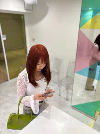 ロング カラー 頭身浴ヘッドスパ🌿 艶カラー/ヒロトのエステ・リラクイメージ