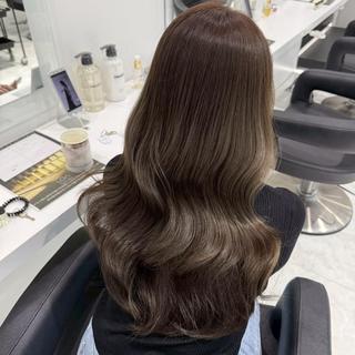 カラー 透明感赤み消し🌿 垢抜けカラー/渋谷のヘアスタイル
