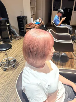 ショート 庄内/透明感 カラー/SHUNのヘアスタイル