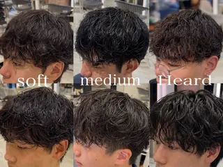ショート パーマ メンズ 🐉men's|🍜 毛流れパーマ|綱島のヘアスタイル