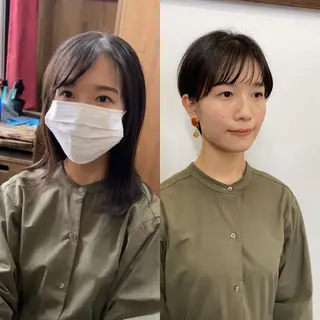 ショート 統括ディレクター kuriのヘアスタイル