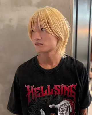 ミディアム カラー メンズ 優作 〜圧倒的信頼〜のヘアスタイル