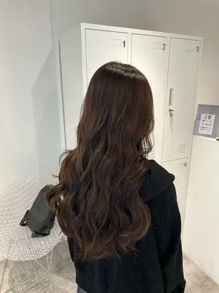 ロング カラー ヘアアレンジ 李奈🍒府中/ レイヤー透明感カラーのヘアスタイル