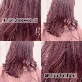 ミディアム カラー ヘアアレンジ 💞あざと可愛い💞 児玉大地のヘアスタイル
