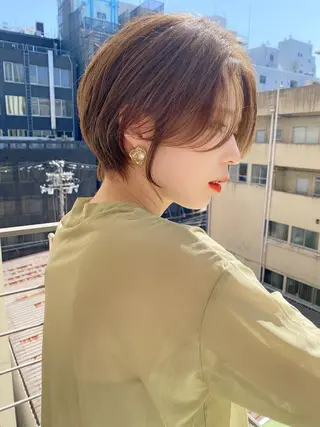 ショート 🌟モテ髪ショート 🌟店長 津賀涼のヘアスタイル