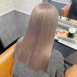 セミロング 松本 沙城のヘアスタイル