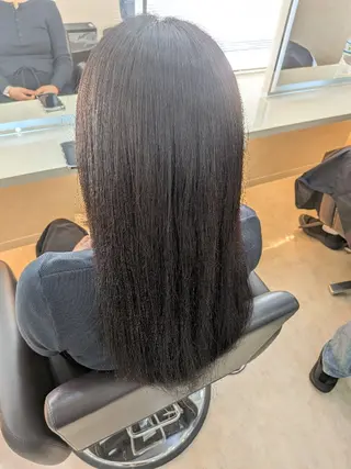 ロング カラー 原田 来実のヘアスタイル