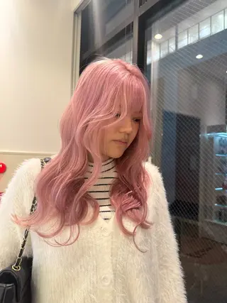 ロング カラー 韓国・透明感カラー /堀江/みずき🐩のヘアスタイル