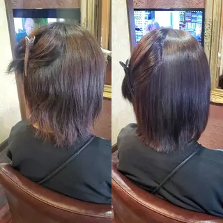 ミディアム 髪質改善 常世田のヘアスタイル