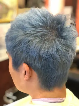 ショート カラー 織田 英之のヘアスタイル