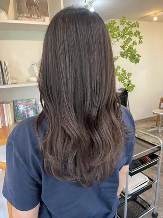 ロング カラー 【表参道】Ruri デジタルパーマのヘアスタイル