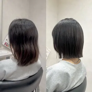 ショート 柔らかい縮毛矯正/ ボブ/北林のヘアスタイル