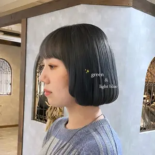 ミディアム カラー Aoi 🎀 Ly hairのヘアスタイル
