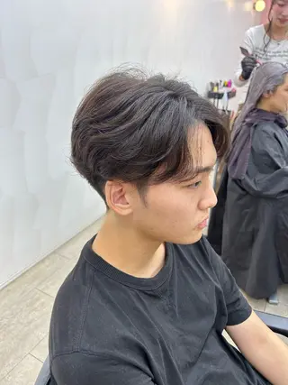 パーマ メンズ suehiro yunaのヘアスタイル