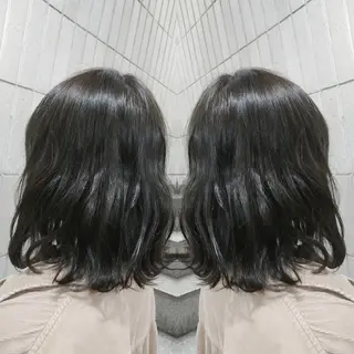 ミディアム カラー Cecilhair 店長松本のヘアスタイル