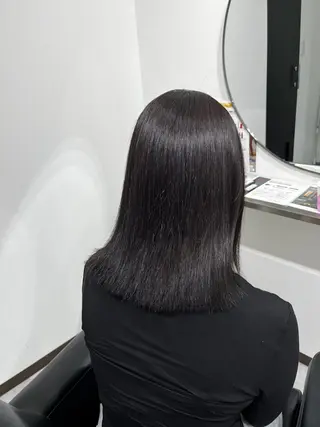 ミディアム ♡うる艶透明感 久留米 RAN🤍のヘアスタイル