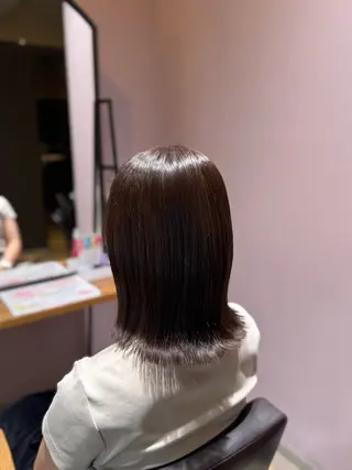 ミディアム 森 いずなのヘアスタイル