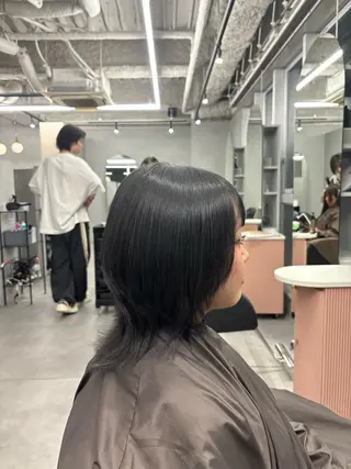 ショート パーマ 小林蒼太 梅田モデル募集のヘアスタイル