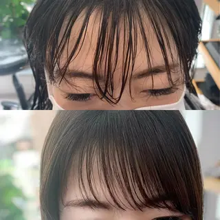 セミロング カラー パーマ ヘアアレンジ メンズ キッズ ネイル マツエク・マツパ アイブロウ 似合せレイヤー/ 柔らか透明感カラーのヘアスタイル