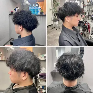 パーマ メンズ 🌹ミラクル美容師 🌹ブリーチ✨くっぽのヘアスタイル