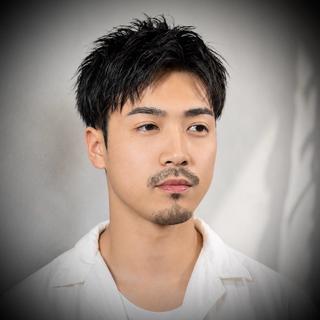 ショート パーマ メンズ スパイキーショート 心斎橋【戸兵吏駒】のヘアスタイル