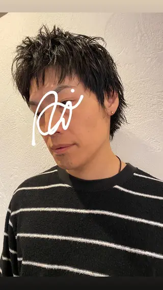 ショート メンズ 井上 歩美のヘアスタイル