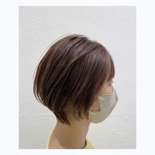ショート カラー ママ美容師⭐️ シモダイラ ヒデミのヘアスタイル