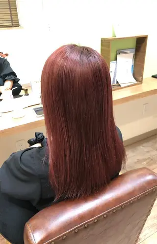 セミロング カラー and fine ほりのヘアスタイル