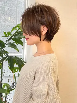 ショート カラー ❣️縮毛矯正/ボブ /カラー/渡部晃輝のヘアスタイル