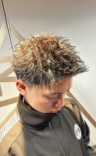 メンズ りょうま⚡️新小岩 ニュアンスパーマのヘアスタイル