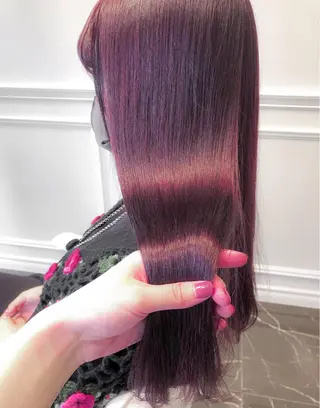ロング カラー miyu /トレンド カラー×艶髪のヘアスタイル