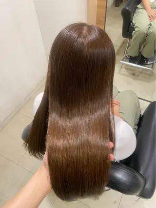 セミロング カラー 山下 真拓のヘアスタイル