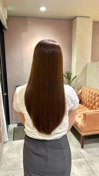 ロング 京都丸太町/艶カラー /ナツキ🤍🫧のヘアスタイル