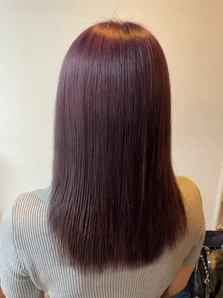 セミロング カラー 💜Rebre** Mayu💜のヘアスタイル