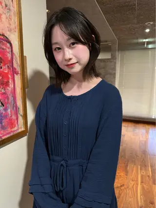 ミディアム カラー mai / linoah˚✧のヘアスタイル