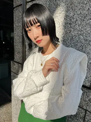 ミディアム 【ロングウルフカット 姫カット】伊藤裕哉のヘアスタイル