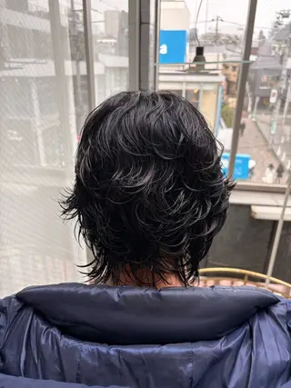 ミディアム パーマ メンズ メンズ/レディース きくた　みずきのヘアスタイル