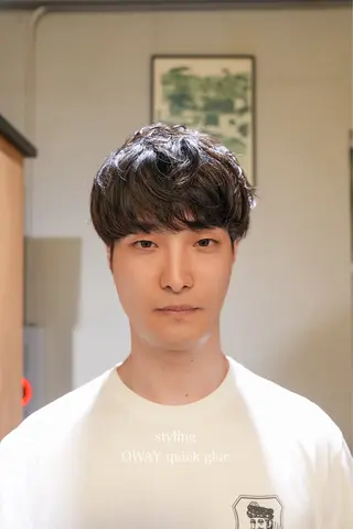 メンズ メンズパーマ いしだ りょうのヘアスタイル
